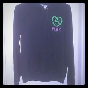 Pink by Victoria's Secret black hoodie medium